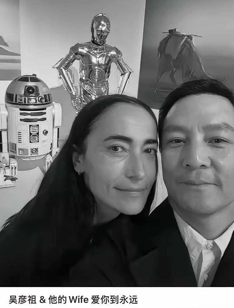 吴彦祖说他十年都没碰过老婆了，开始我还不相信，但是看到吴彦祖老婆的照片后，我就深