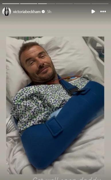 乐极生悲！贝克汉姆惊传入院，维多利亚忧心忡忡晒病床照！刚获封爵就遇健康危机…就