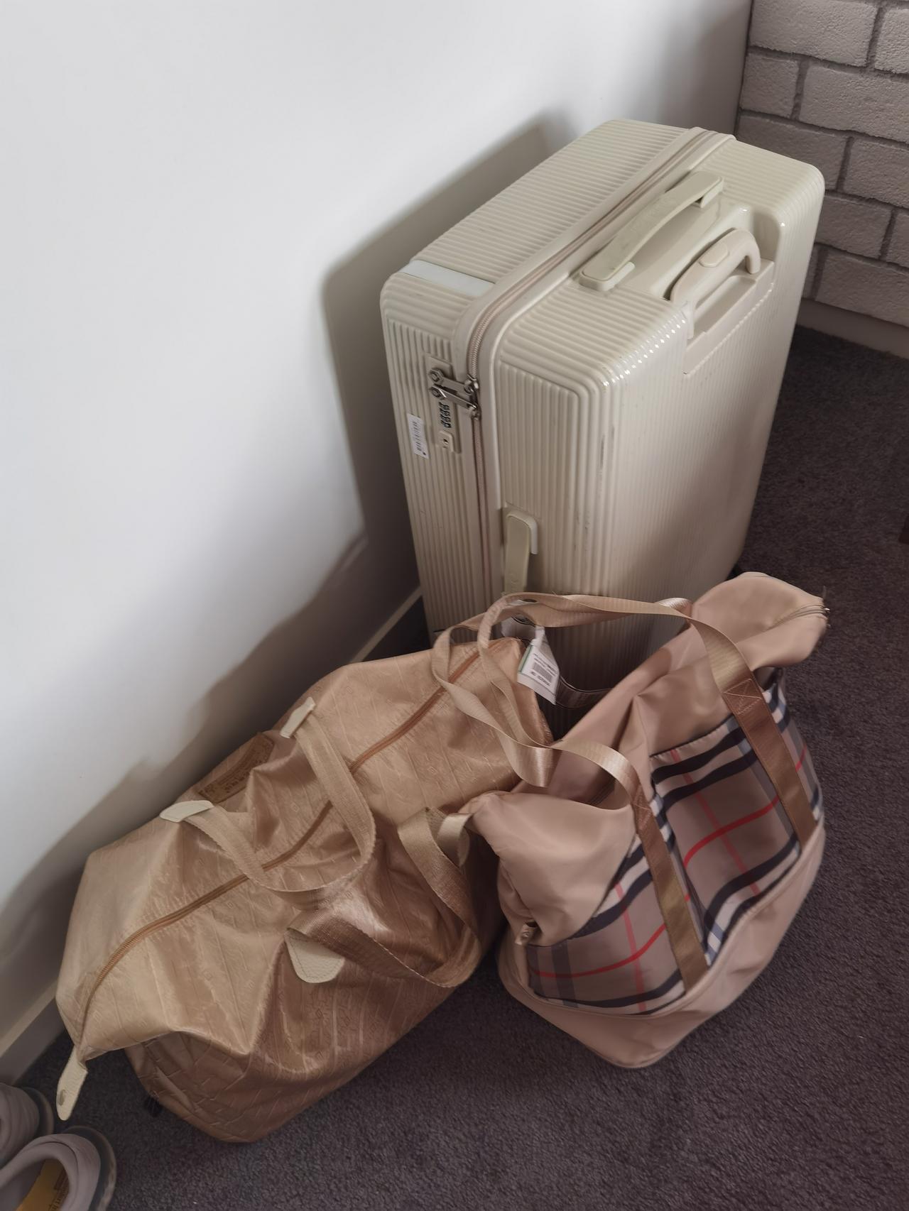 回家的行李基本准备好了。还想买点吃的带回去。这两天儿子忙，没空带我去购物。早