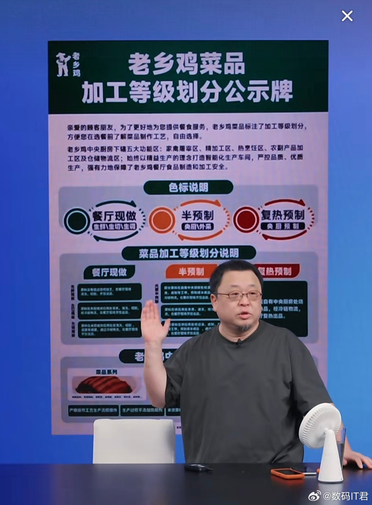 西贝后厨的食材几乎要解冻罗永浩直播其实大家反对的不是预制菜，而是反对把预制菜当“
