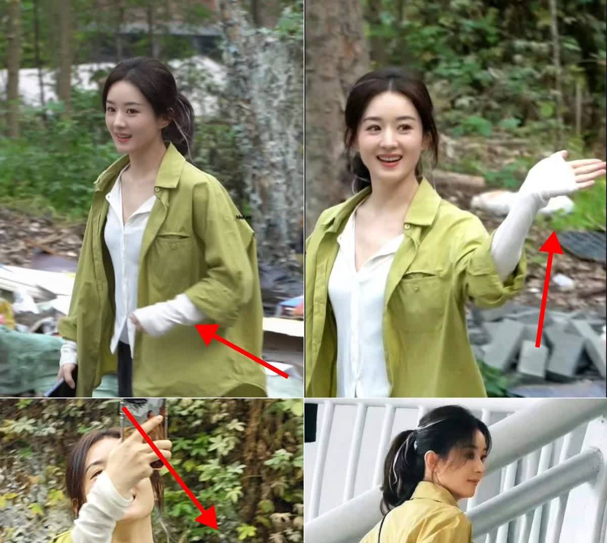 我姑姑亲眼见过赵丽颖她说赵丽颖根本不是电视上那样！前几天姑姑在活动现场偶