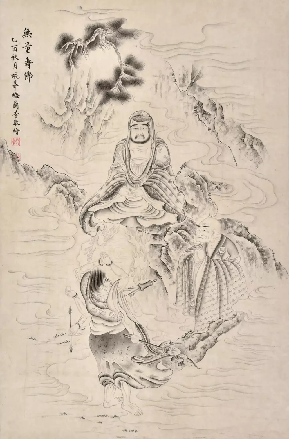 梅兰芳从青年到中老年，在其舞台生涯之余，都一直热衷于佛教绘画。梅兰芳艺术生命的瑰