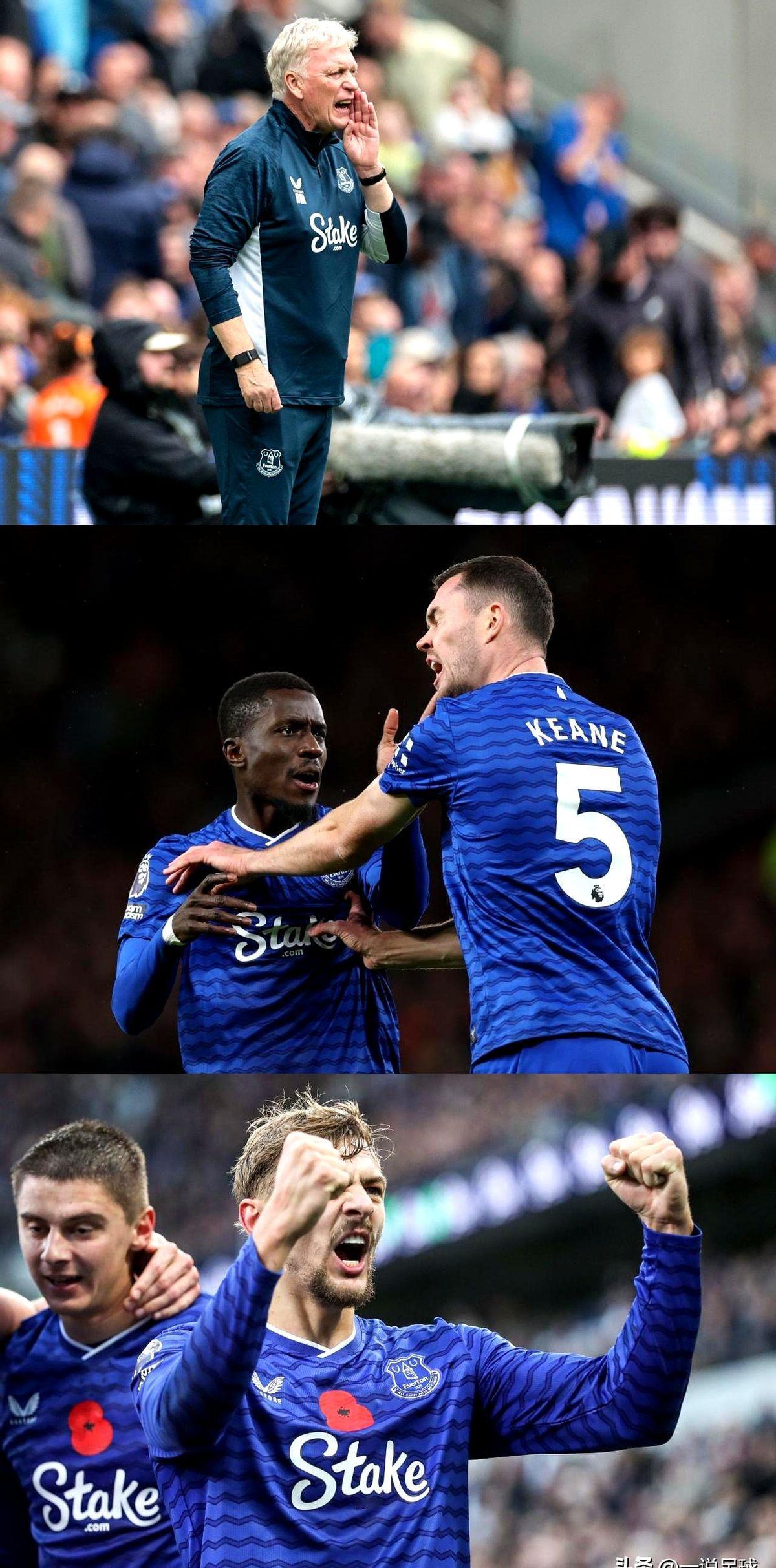 11打10还被零封，曼联这主场输得太窝囊了。埃弗顿第13分钟就少打一人，结果