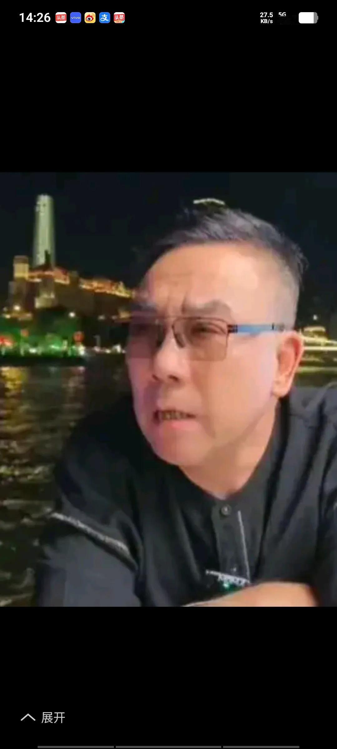 杨议老师履行承诺，今晚将在天津海河边开启直播，为纪念七月风波一周年，给大众一个交