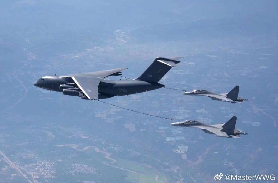 　　令人振奋！中国空军运油-20A加油机展现远程投送的超强保障能力　　这是中埃“文明之鹰-2026”
