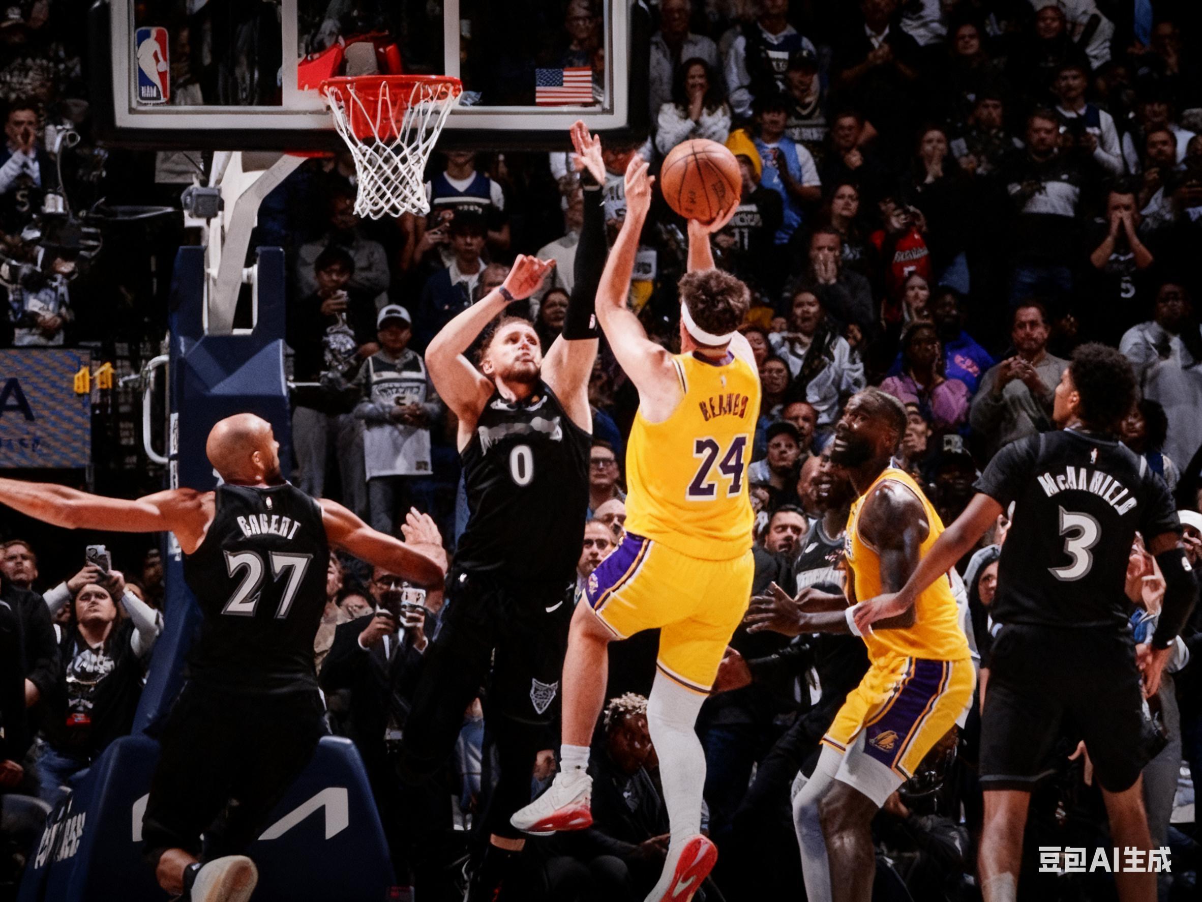 什么？老年科比的起跳高度[doge][doge][doge]里夫斯绝杀森林狼​​​