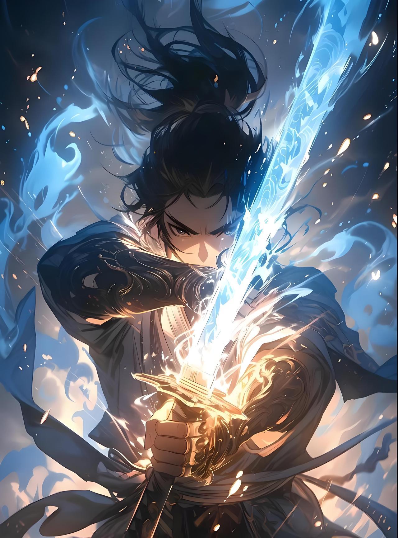 金庸武侠，十大神剑。第十位：凝碧剑武当高手张召重的佩剑。剑身闪着青色的寒光，