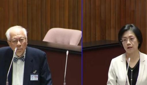 台“立法院”今（11）日审查“监察院”被提名人，国民党“立法委员”翁晓玲质疑“监