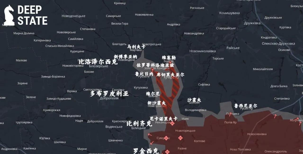 乌克兰半官方信源DS确认，多布罗皮利亚方向被俄军突破，并警告称，如果事态发展不发