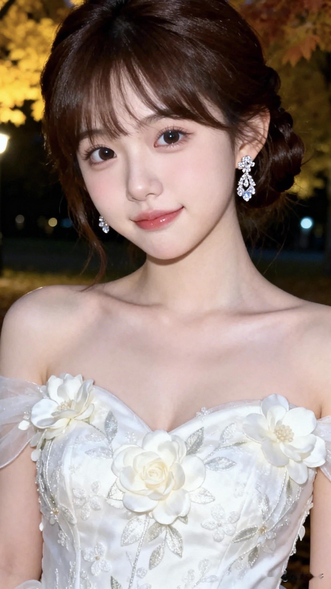 ：冷风微微吹着，大抵像冬日了。夜晚的灯亮着，大抵有些黄昏下的浪漫。也难怪，很多人