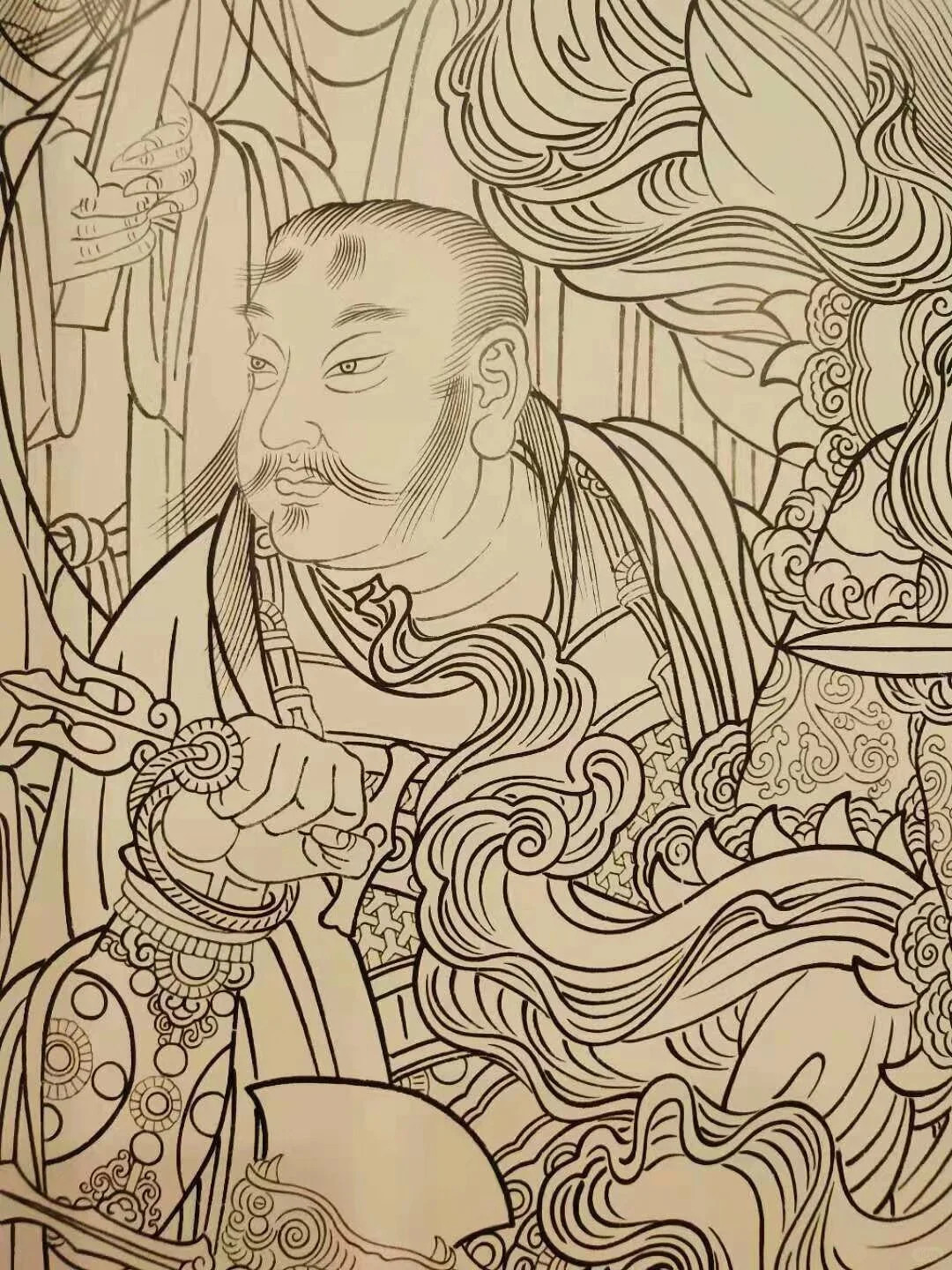 永乐宫《朝元图》神仙：佑圣真武将军​​​