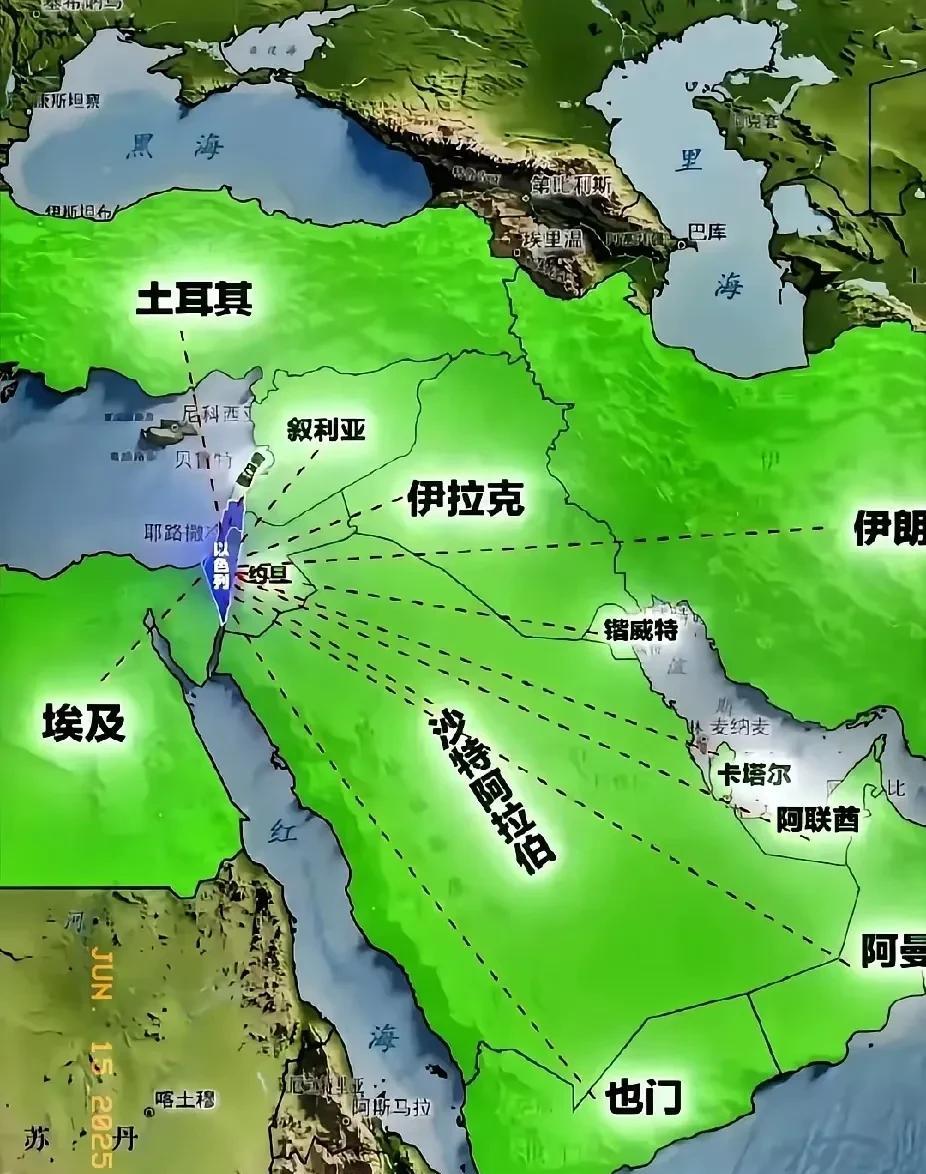 伊朗和以色列打到这个程度，周边国家将很难幸免，一旦双方出动地面部队，约旦、伊拉克