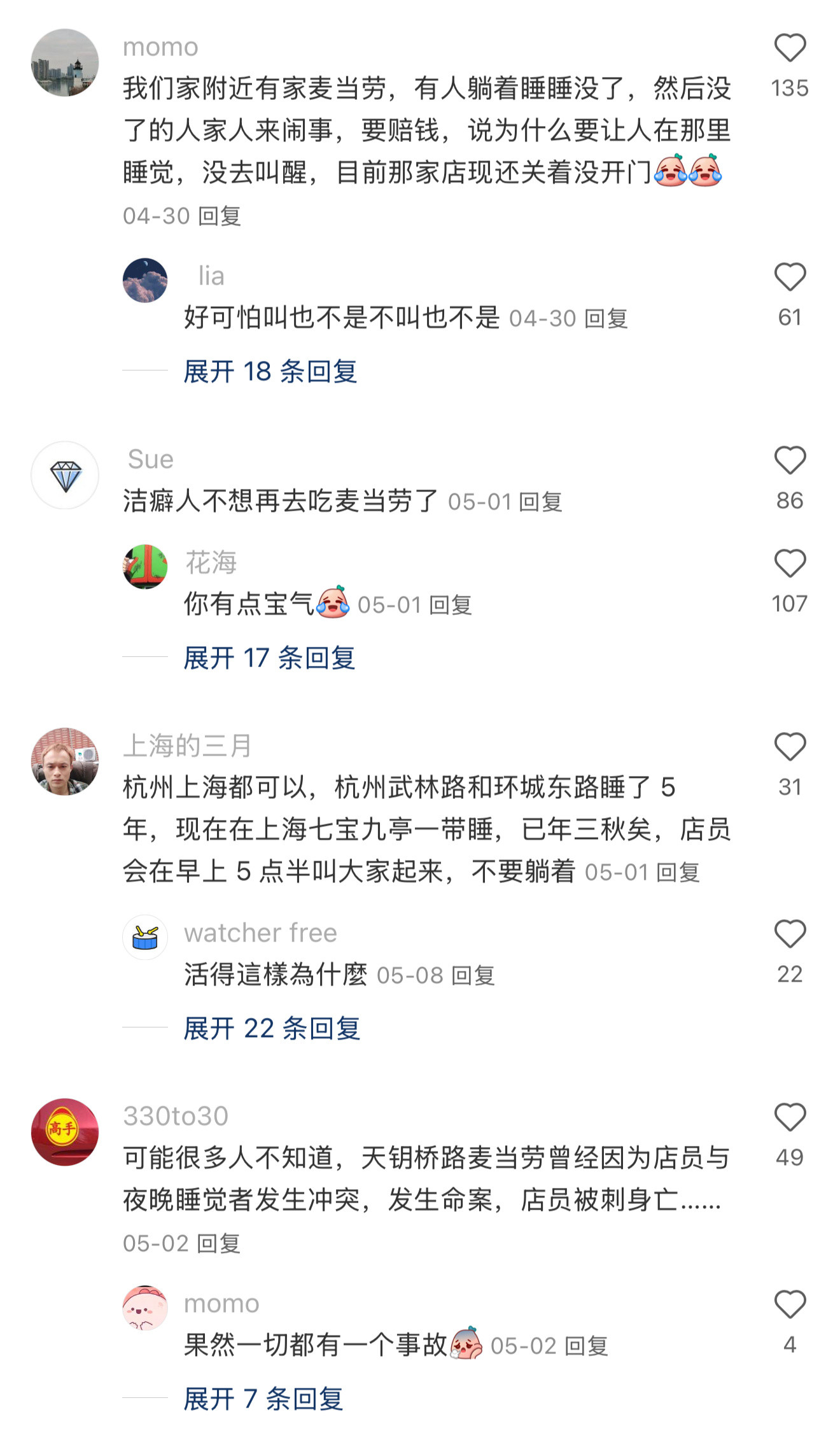 麦当劳过夜现状可能这就是麦当劳和肯德基能在全球生存下来的原因。​​​