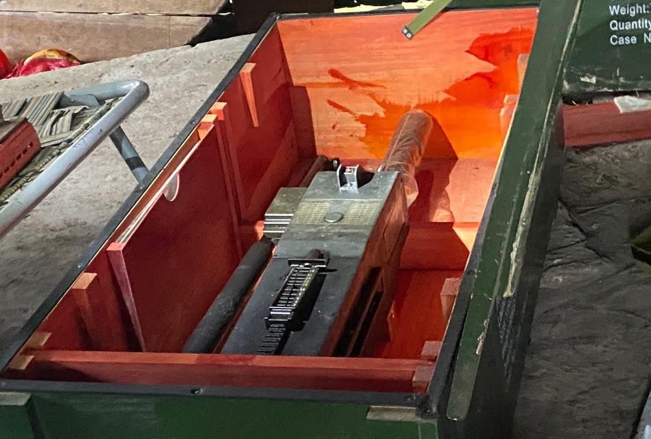 泰军发布的缴获柬埔寨军队的战利品中，出现了一具包装完好的LG3型40毫米榴弹发射