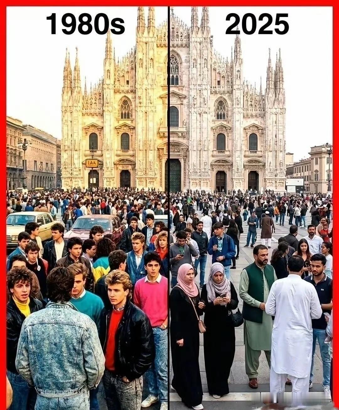 吓一跳！意大利米兰有人拿意大利打了一个比方，不知道这个准不准确？反正我只知道