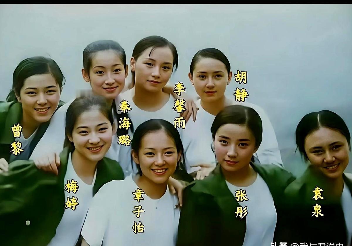 章子怡肯定排第一，名气最大。梅婷、胡静、章子怡她们三个在这张照片里拍得最好看，