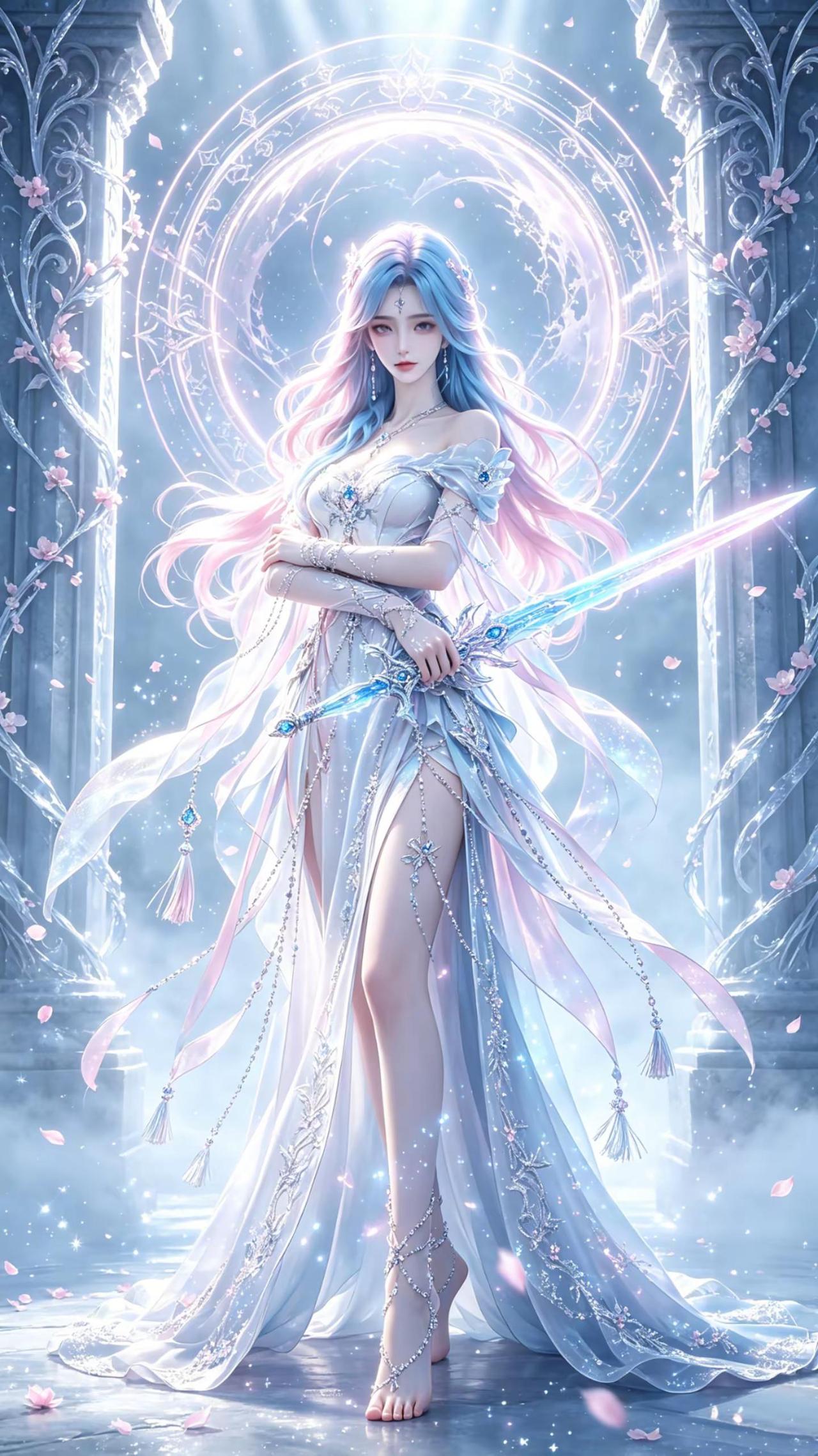 国漫女神完美世界国漫ai创作ai绘画国漫女神壁纸