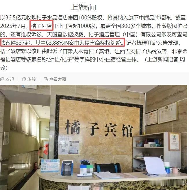 “遇见小面”和“渝见小面”的事儿刚过，股票都蒸发了十个亿；“桔子酒店”和“橘子宾
