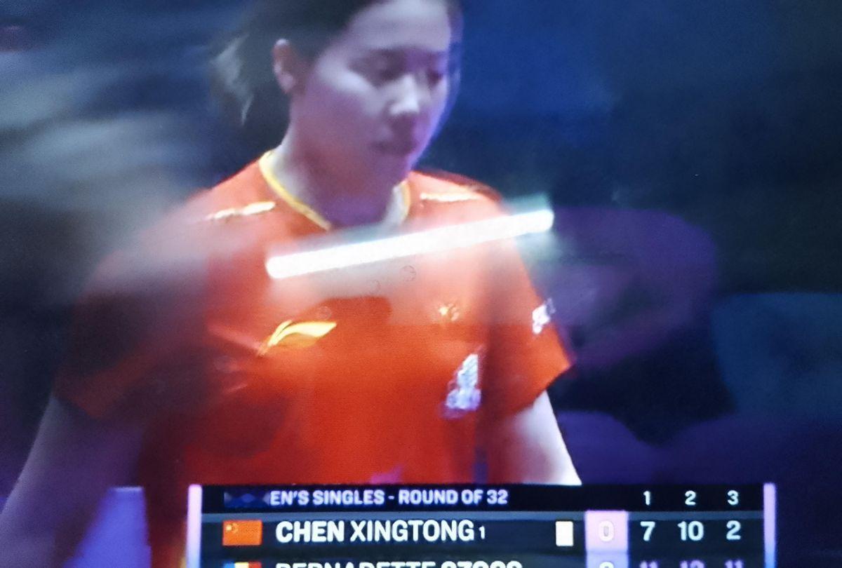 陈幸同在蒙彼利埃冠军赛女单首轮，没吭声，就这样安静地输了球，不算太意外又让人一阵