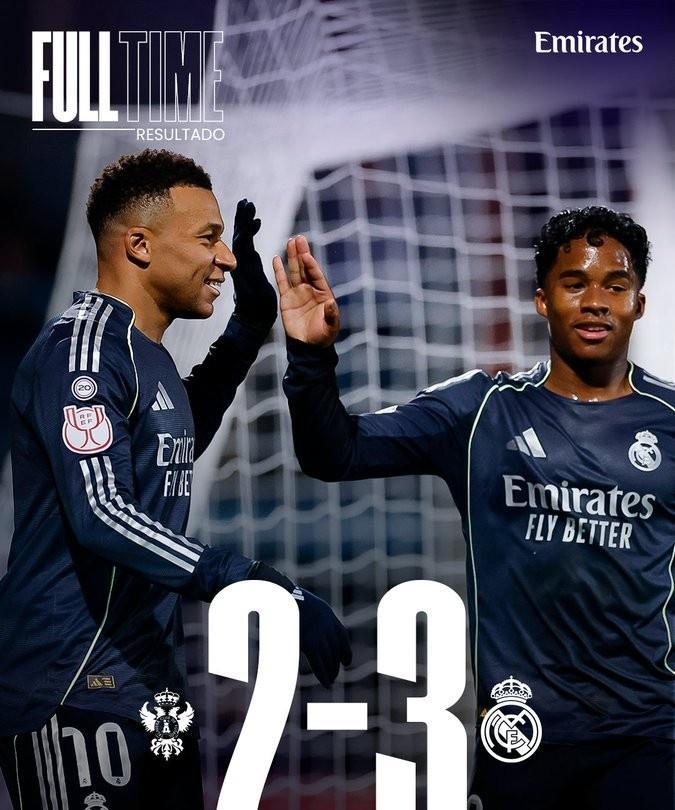 丑陋至极、毫无改变西班牙国王杯1/16决赛，皇家马德里做客迎战西协甲球队塔拉维