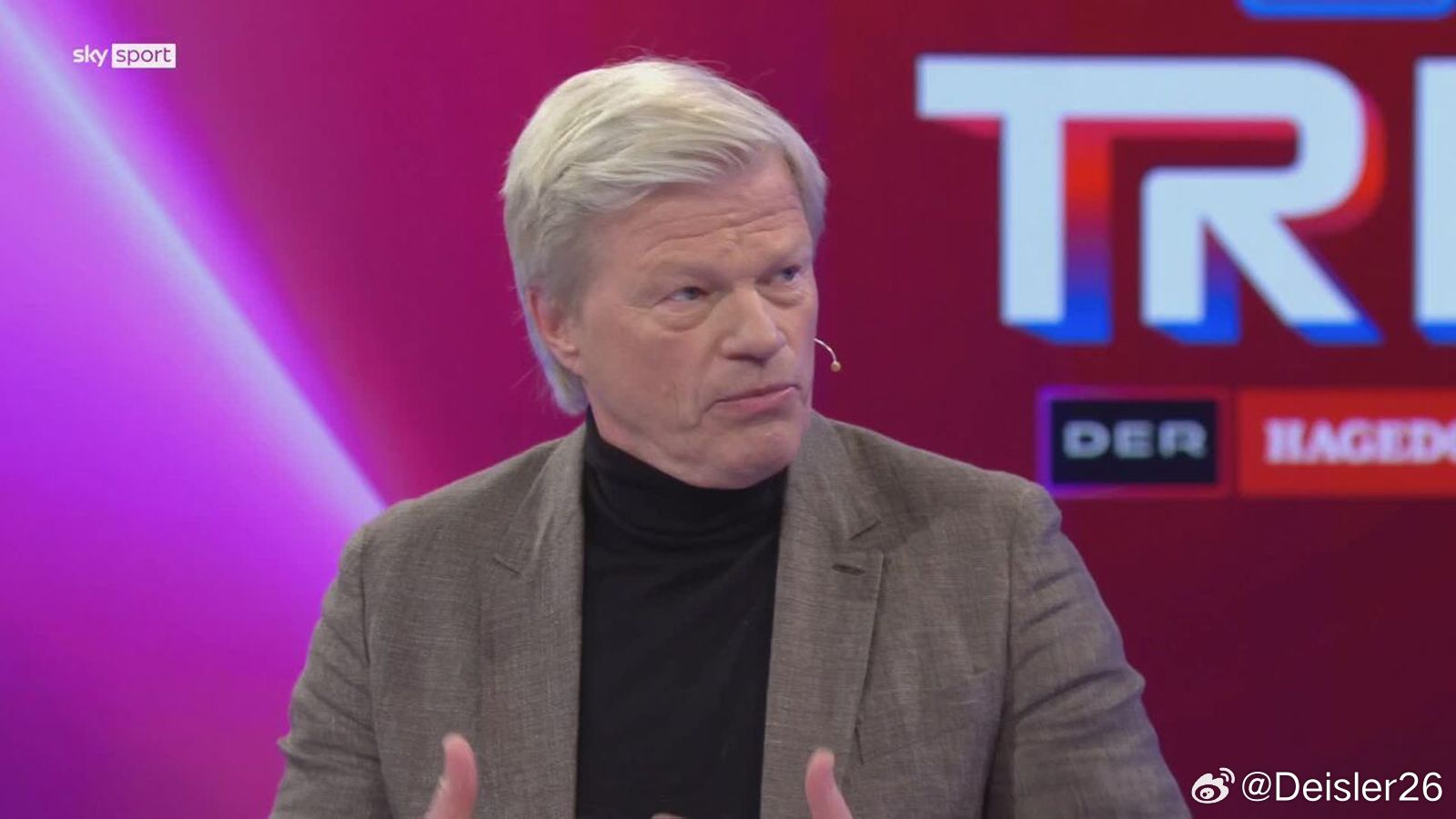 ➡️關於本賽季拜仁的狀態🎙️奧利弗·卡恩：“拜仁有一項指標非常、非常具有說服力