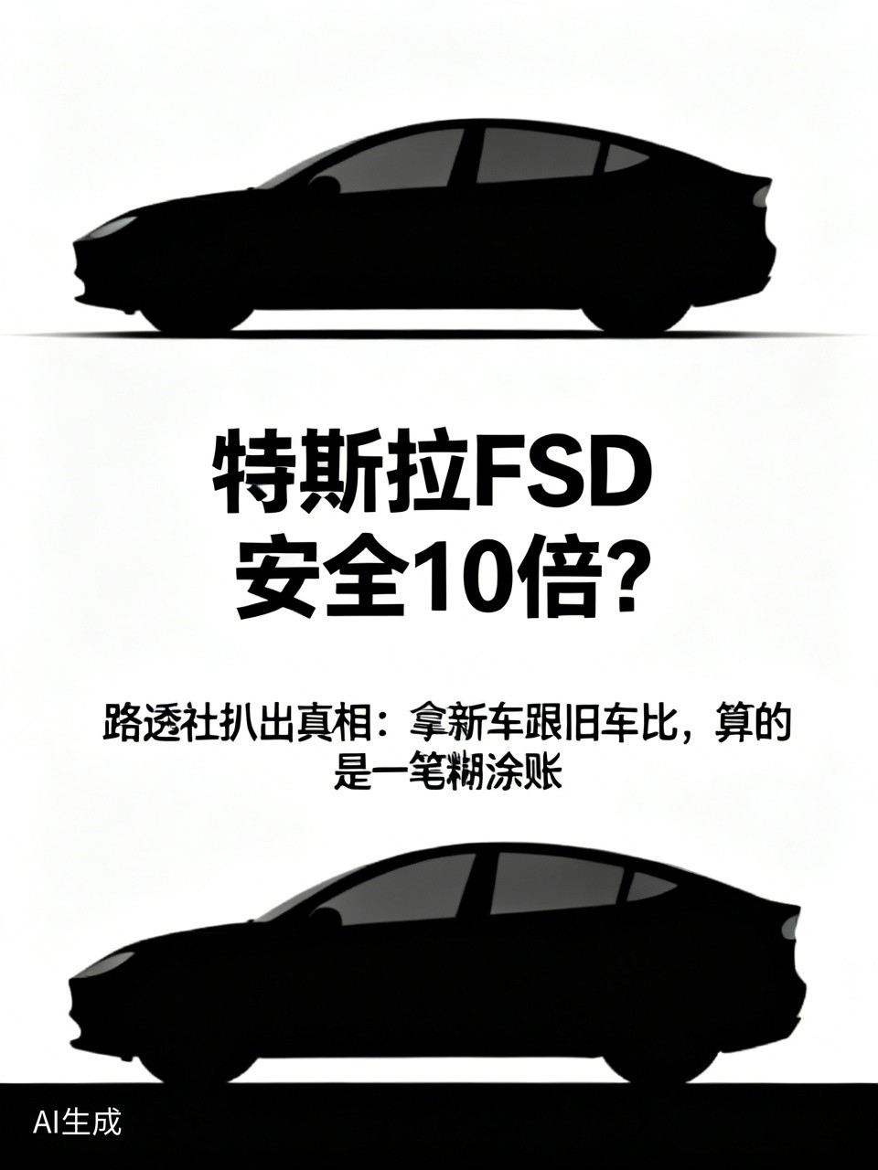 特斯拉FSD安全10倍？路透社扒出真相：拿新车跟旧车比，算的是一笔糊涂账