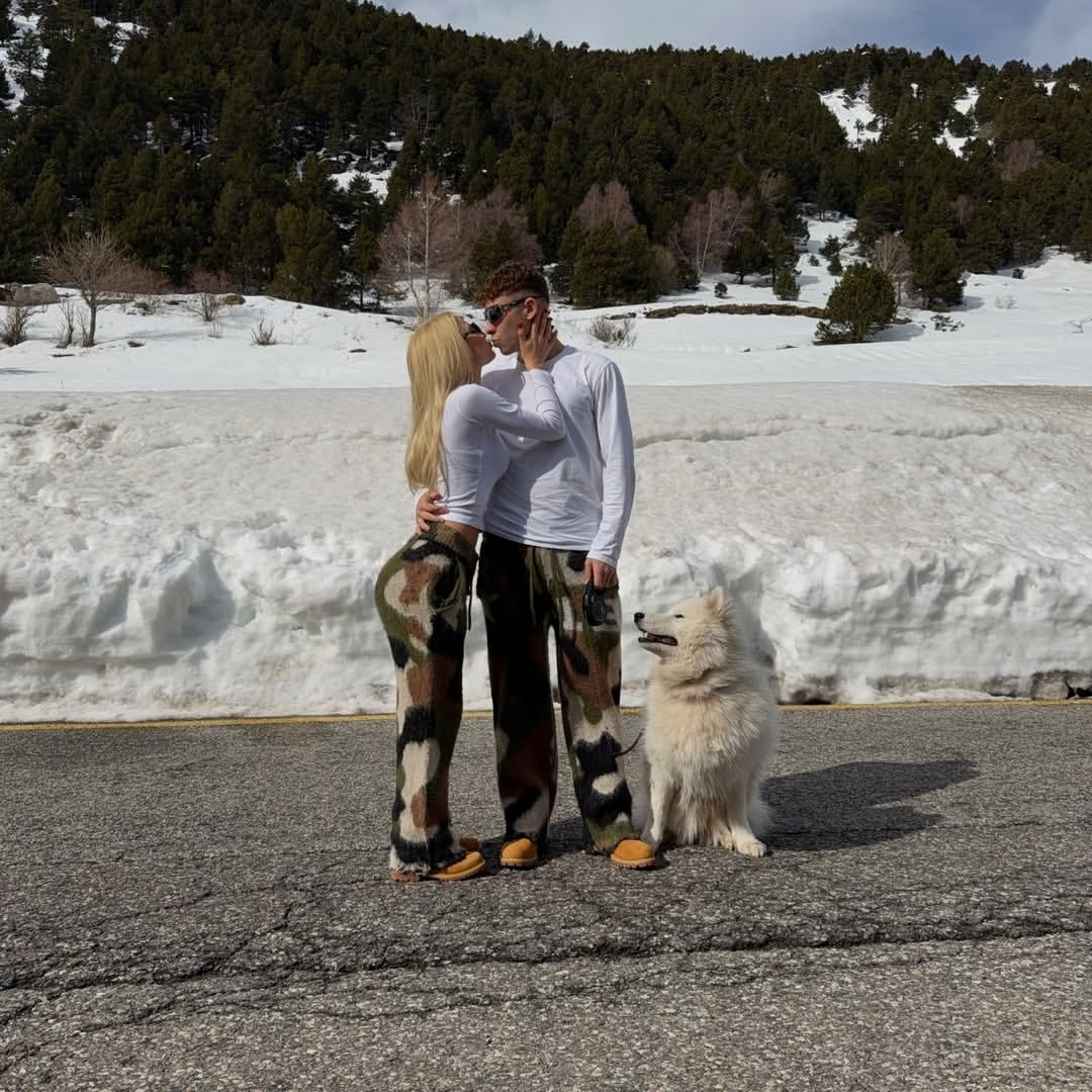 费尔明和女友😍❤️巴萨至死不渝红蓝魂