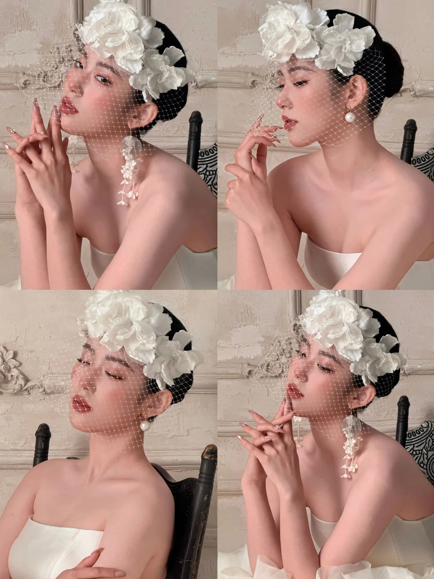 花与纱的浪漫，也可以是又美又飒的主场。