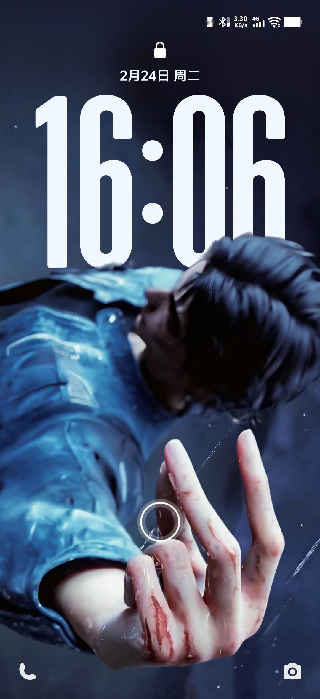 终于拥有拽哥打响指的壁纸啦~主题大地脉络＋景深，沈青竹就是帅呀图片放下面了👇，