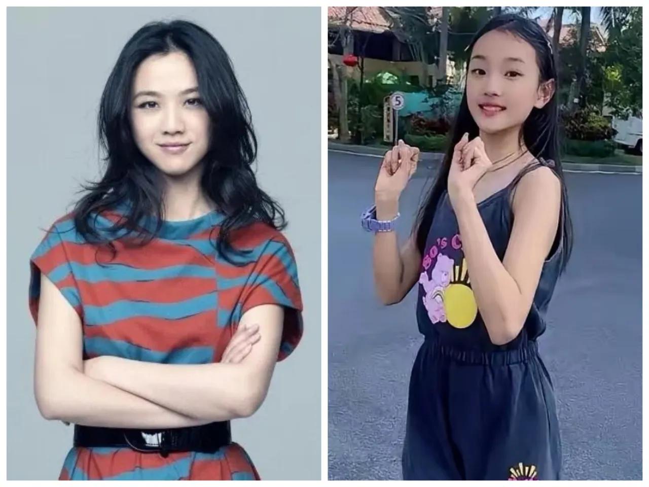 汤唯有个小棉袄，这小棉袄和她一样美。
