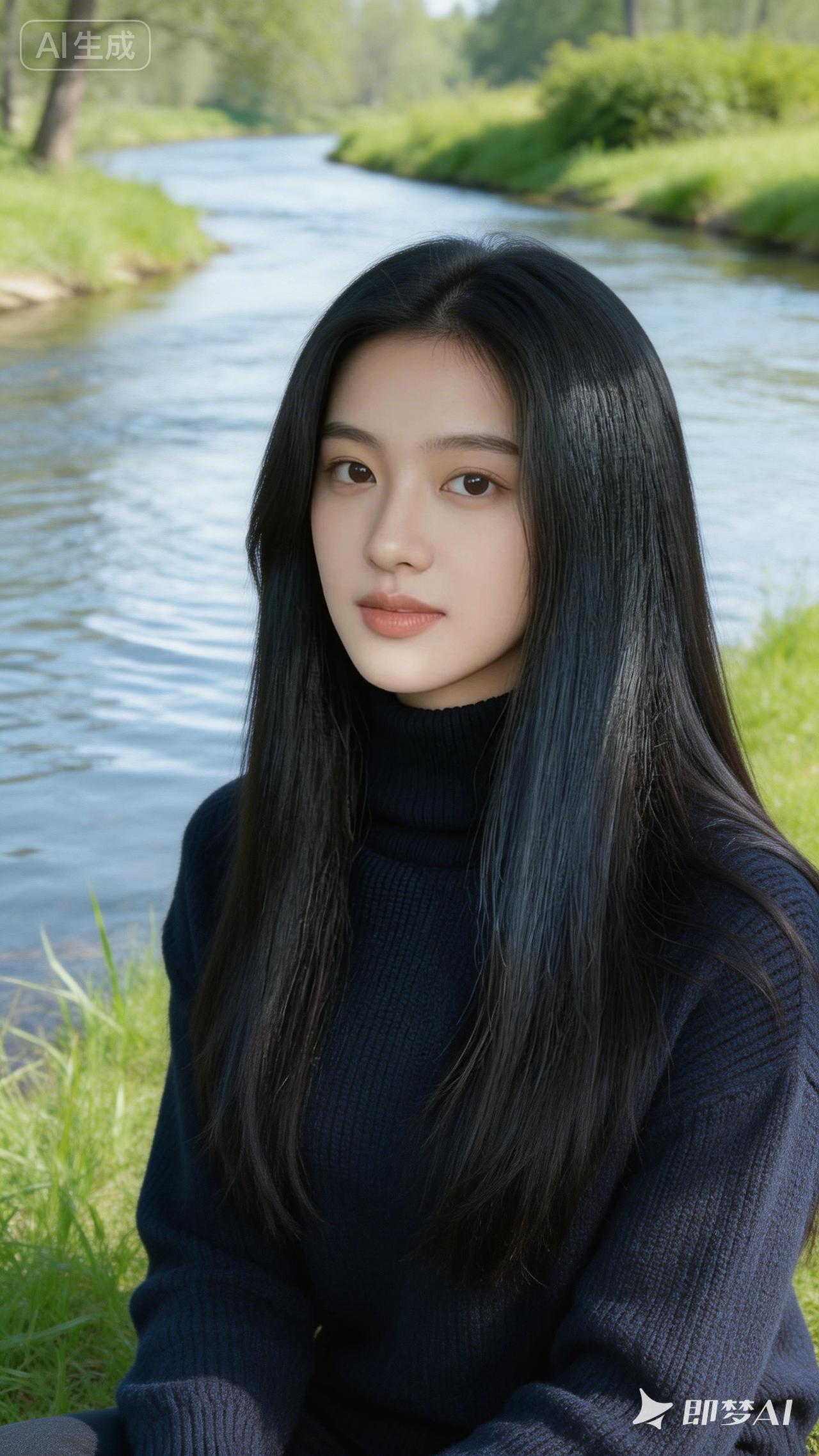 在静谧的河边，感受自然的宁静与美好。