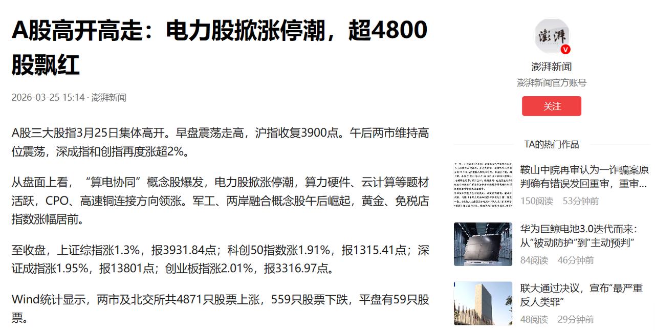 A股强势反弹涨停潮涌现，北京楼市回暖成交火爆，投资者需谨慎应对可能回调