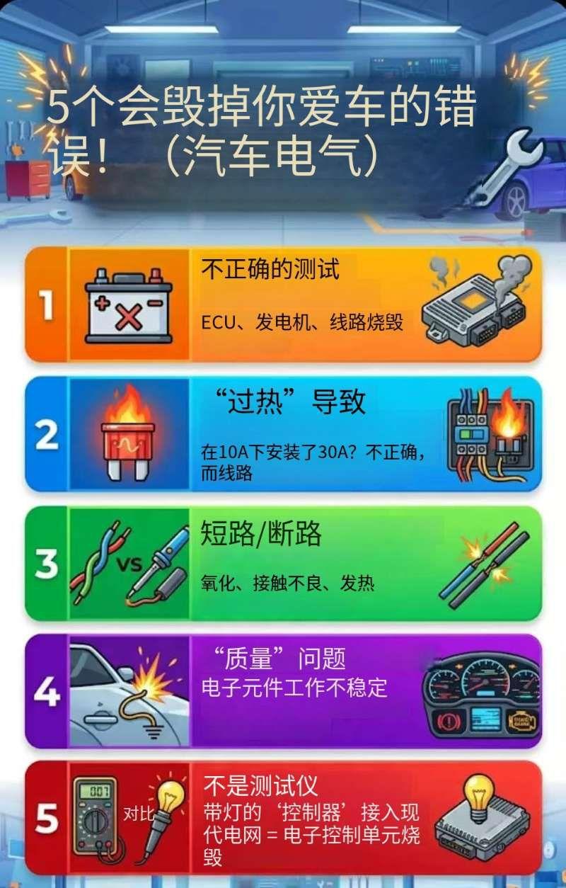 一个错误操作，你的车直接变成一堆废铁！你知道吗？绝大多数车辆自燃、天价维修