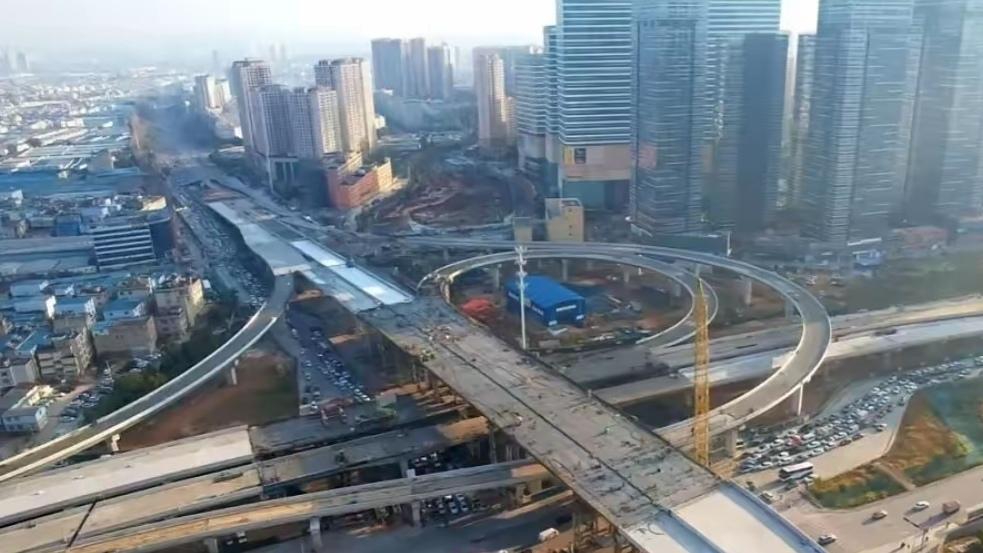 🔥最后冲刺！昆明广昌立交桥即将通车，南市区堵点要通了！昆明广昌立交桥建设进入最