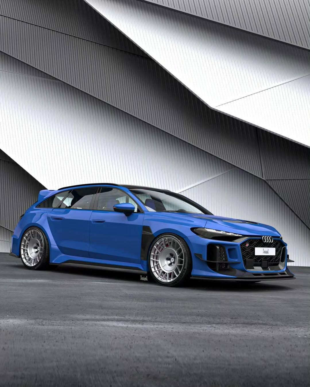 奥迪全新奥迪RS5Avant爆改全新奥迪RS5Avant，大家觉得怎么样