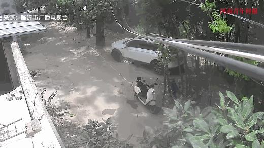“命真大啊！”6月15日，河南，一位女司机在村里倒车时，不慎压到了车底下的一根电