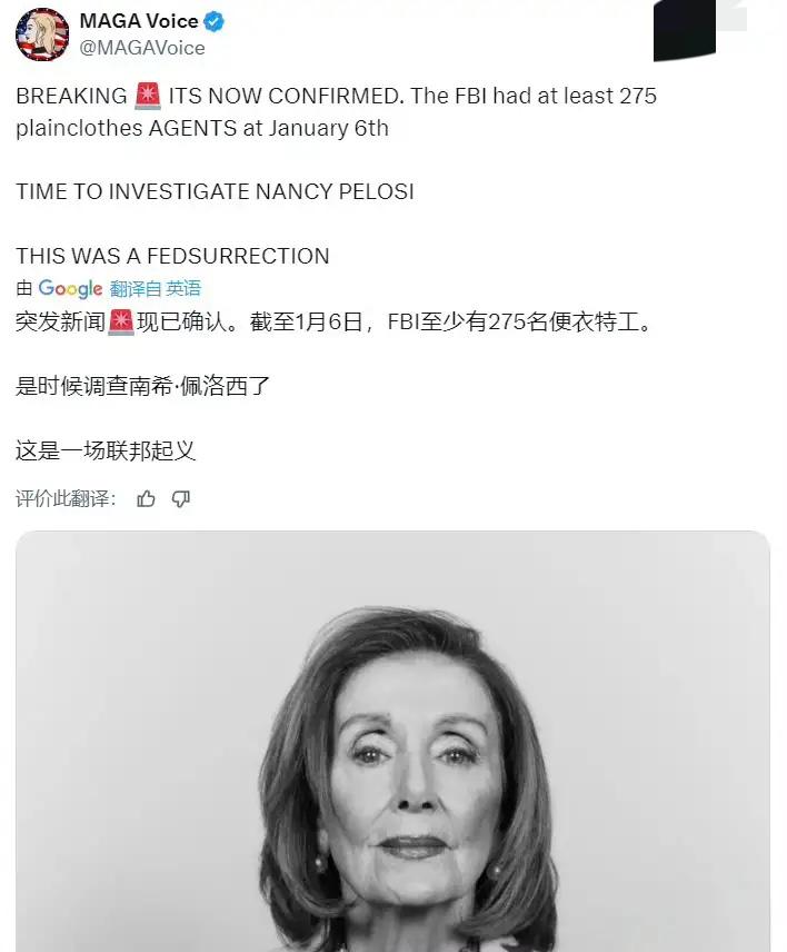 275名FBI特工伪装成特朗普支持者冲击国会？真相太炸裂！还记得2021年1月