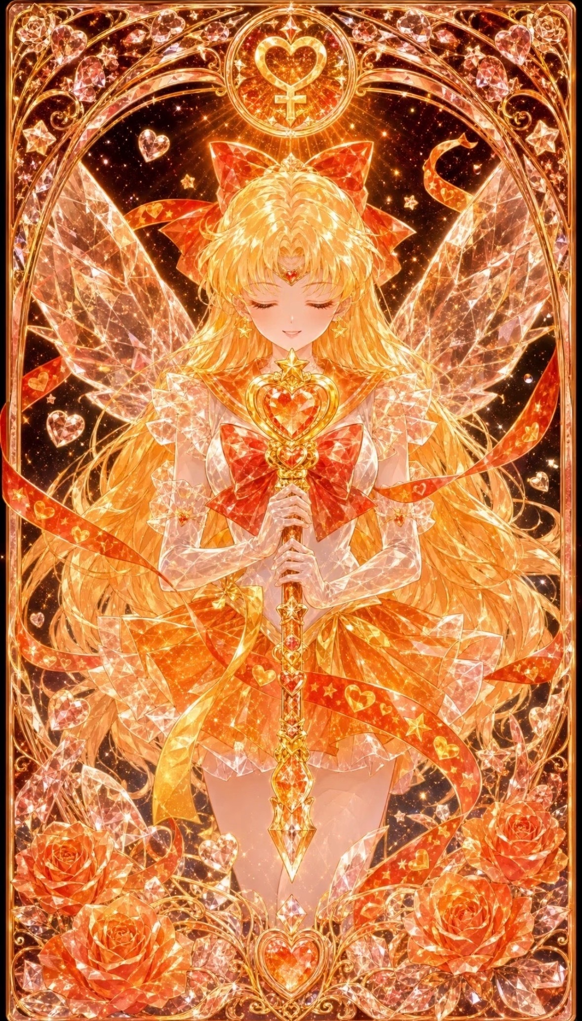美少女战士✨月神剪影卡牌壁纸🌙动漫仲夏狂欢季盛夏壁纸大放送美少女战士