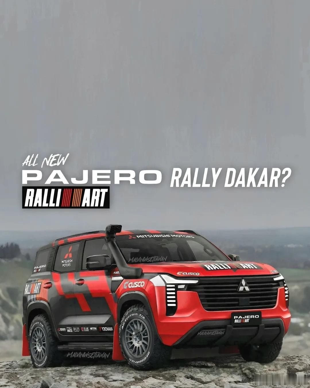 帕杰罗你想在下一年度的达喀尔拉力赛场上见到新的帕杰罗赛车吗。PajeroD