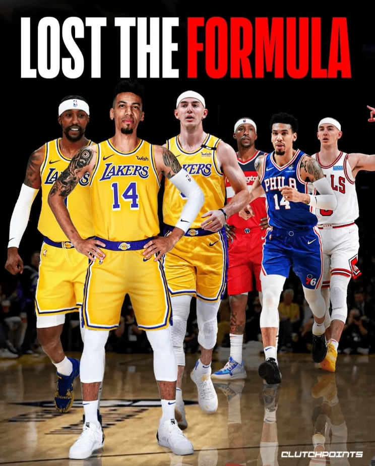 美媒ClutchPoints发布了专题文章，谈到了湖人自2020年以来的阵容重组
