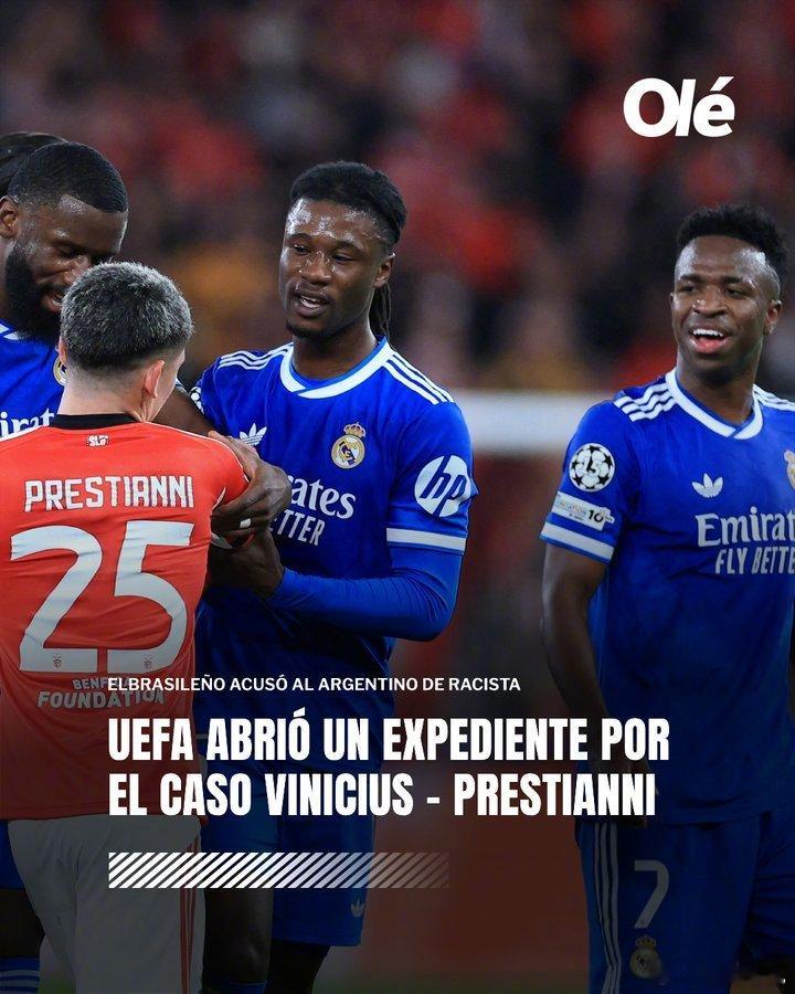 【官方】欧足联宣布，威尼修斯在欧冠比赛中被种族歧视的事件已在审查中，并将评估比赛