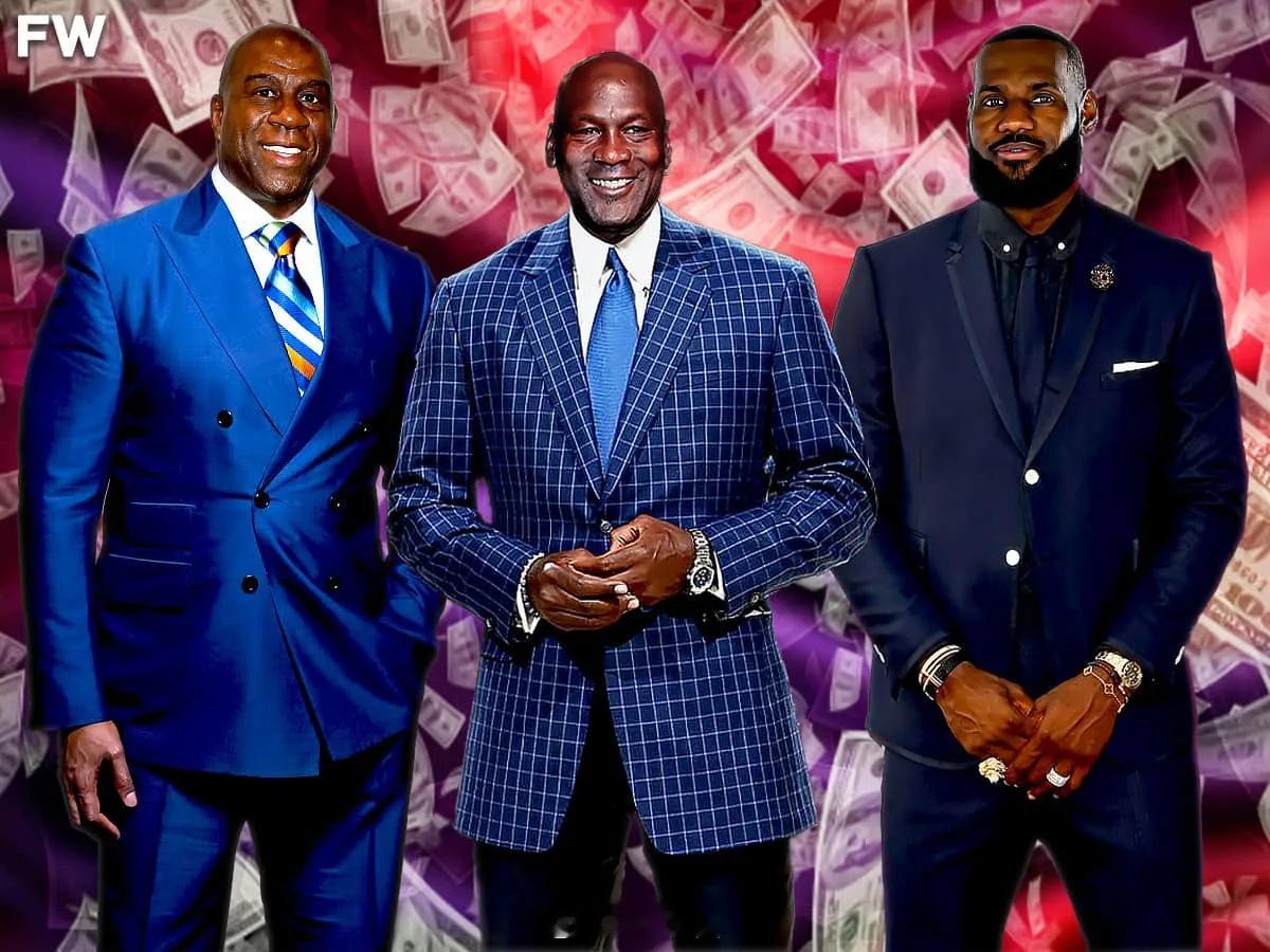 FadeawayWorld评选了NBA各个位置身家最高的球员控卫魔术师：15亿