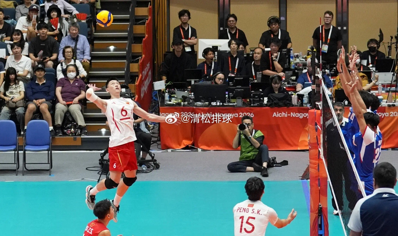 中国男排队长俞元泰：“很开心拿下这场胜利，整体表现还算满意，但有亮点也存在不足。