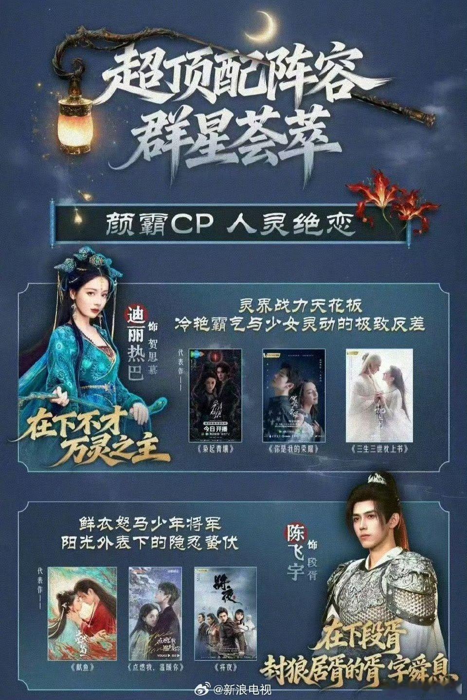 迪丽热巴陈飞宇慕胥辞招商方案来了，3月🐧开播！看配置真的属于古偶S++的配