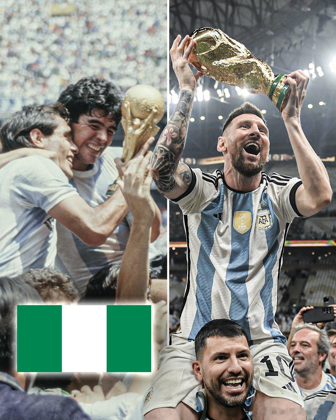 ESPN：阿根廷此前三次问鼎世界杯冠军，老冤家尼日利亚都没有晋级决赛圈✅197