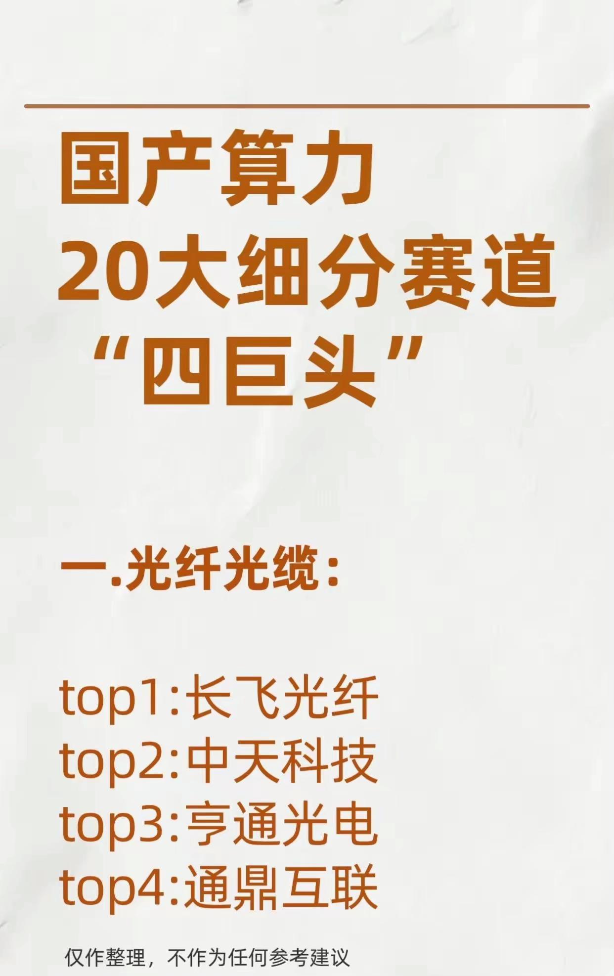 在国产算力蓬勃发展的浪潮中，产业链上下游涌现出诸多细分领域的领军企业。以下为您梳