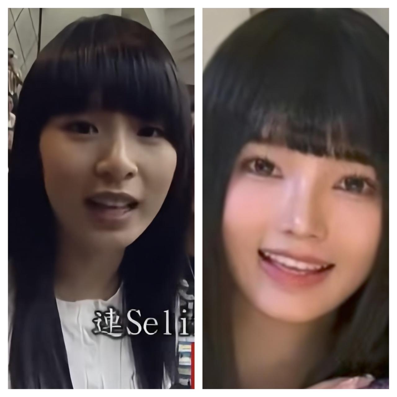 没有对比就没有伤害，左边是田馥甄，右边是网红七七。左边是田馥甄20多岁的