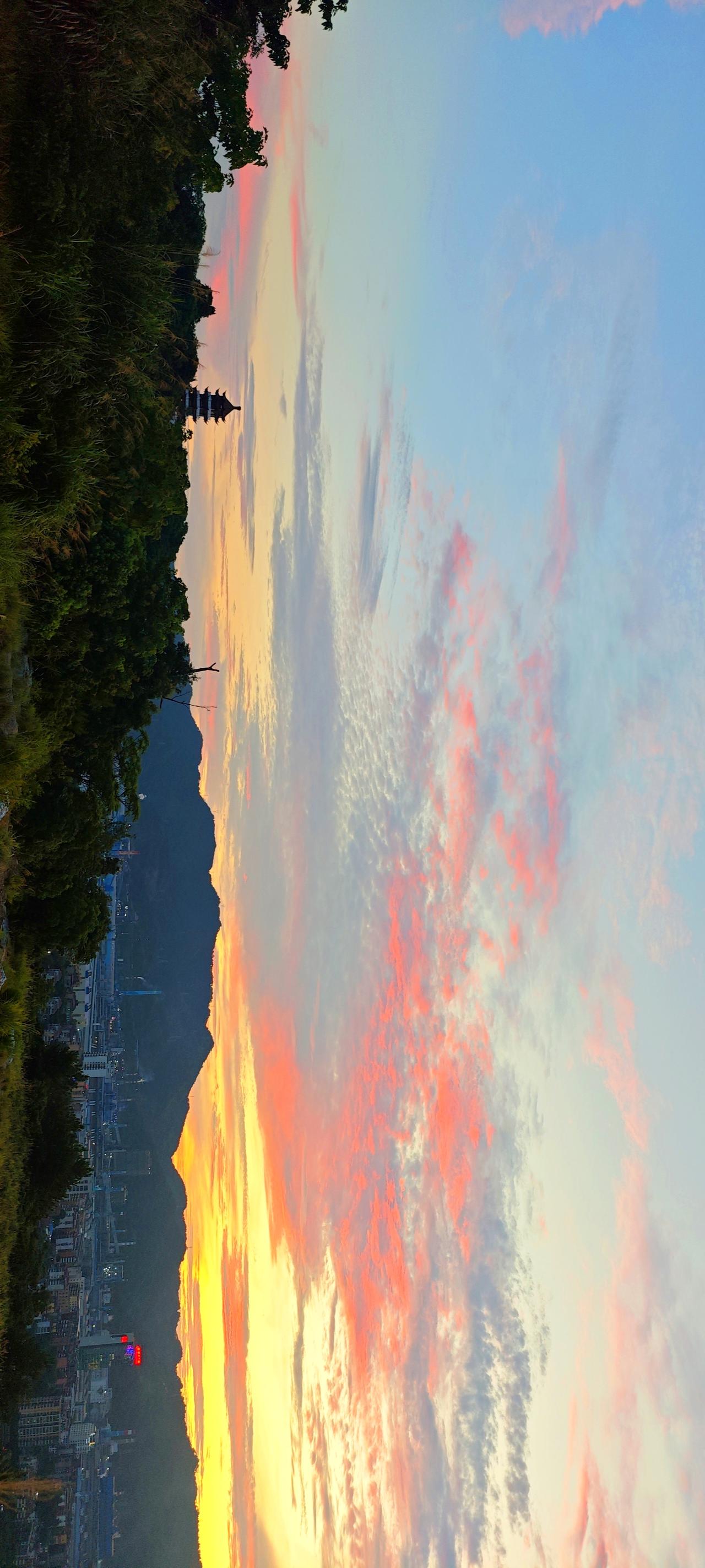【❤️飞虎行旅照片】麒麟山揽住漫天霞彩地点：三明麒麟山观景台时间：2026