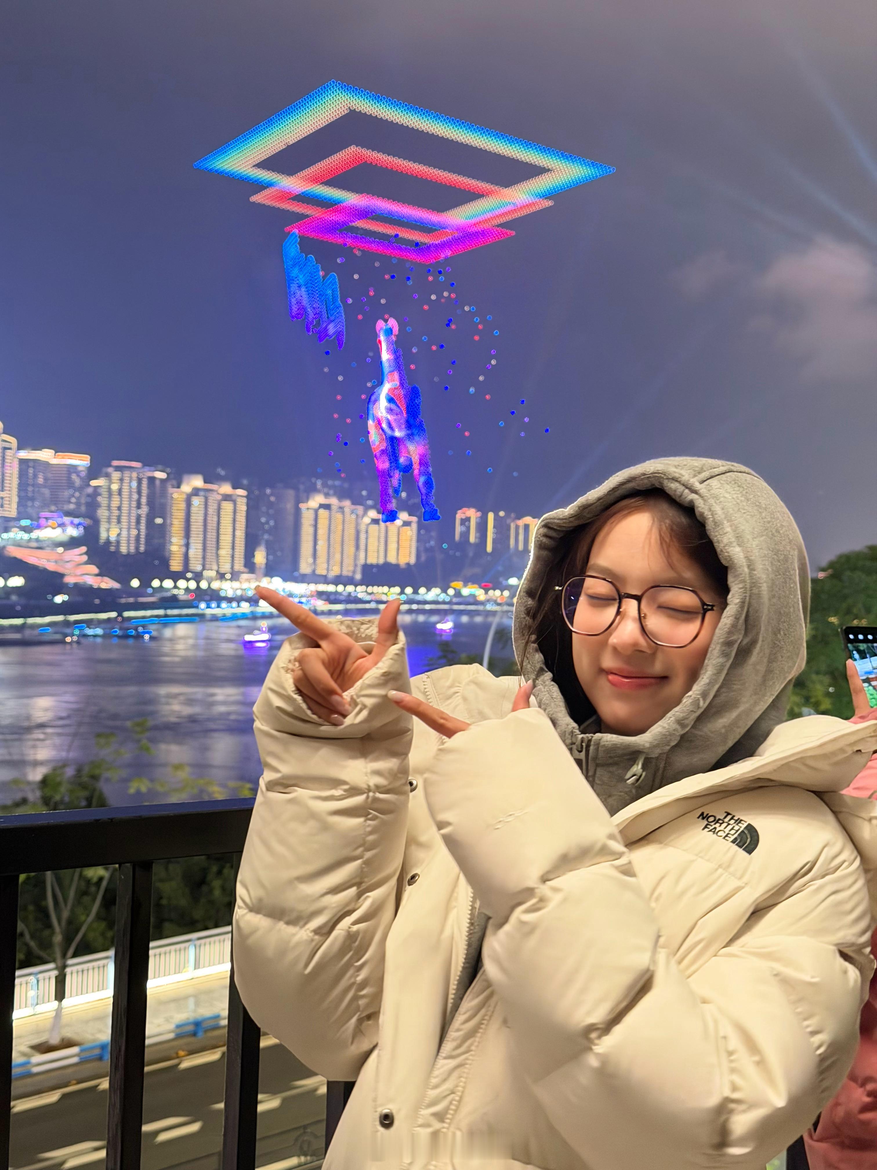 新年快乐！好开心！愿宝们少点烦恼多点幸福！