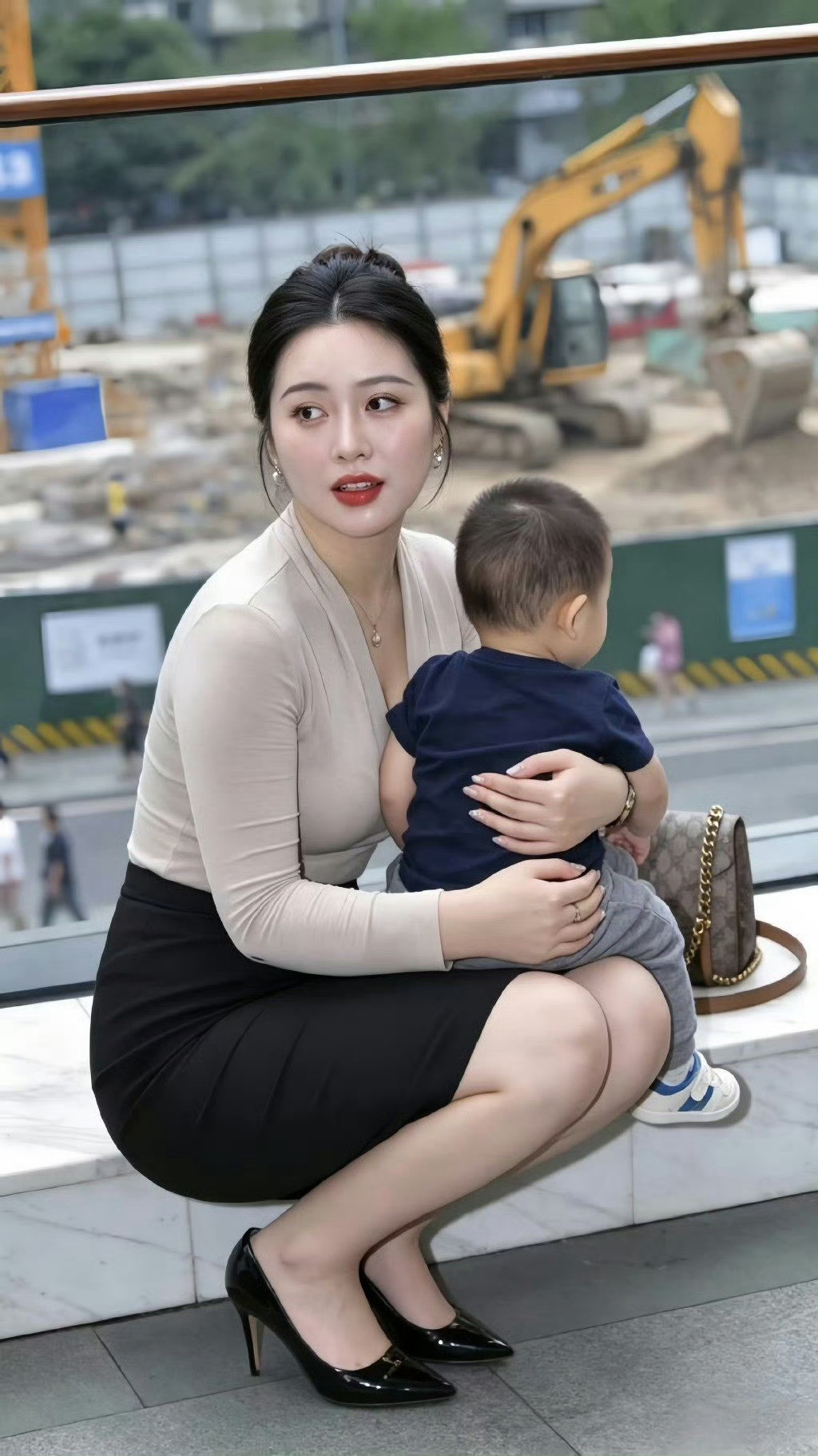 这是我见过最美的妈妈，没有之一​​​
